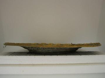 Plaque - Verguld messing