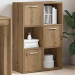 vidaXL Boekenrek 60,5x30x90 cm bewerkt hout artisanaal, Verzenden, Nieuw