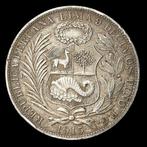Peru. Silver 1 Sol Coin (25g) 1915 FG (Zonder minimumprijs), Postzegels en Munten