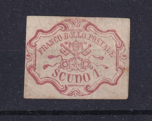 Italiaanse oude staten - Pauselijke Staat 1852 - Stemma, Postzegels en Munten, Postzegels | Europa | Italië