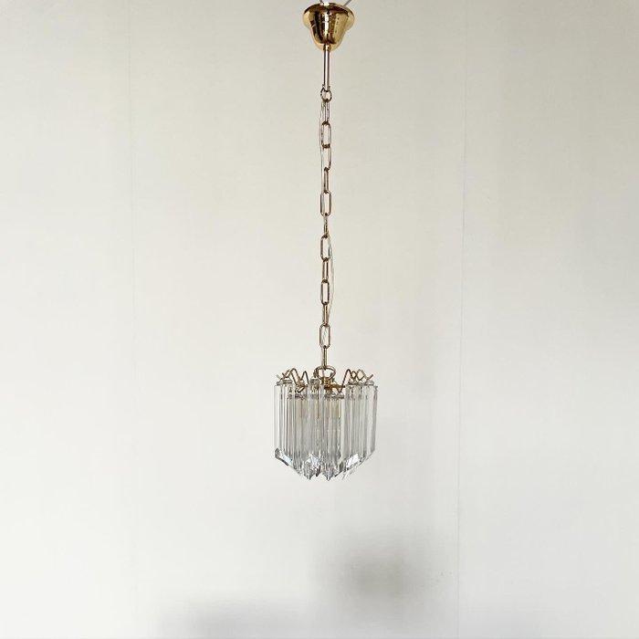 Kroonluchter - Bewerking van vierkanten - Murano-glas -, Antiek en Kunst, Antiek | Verlichting