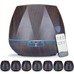 550ML lucht bevochtiger aroma diffuser verdamper verstuiver, Doe-het-zelf en Bouw, Verzenden, Nieuw