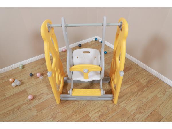 Veiling - Babyschommel Muziek - Geel -  100 x 69 x 90cm, Kinderen en Baby's, Speelgoed | Buiten | Speeltoestellen