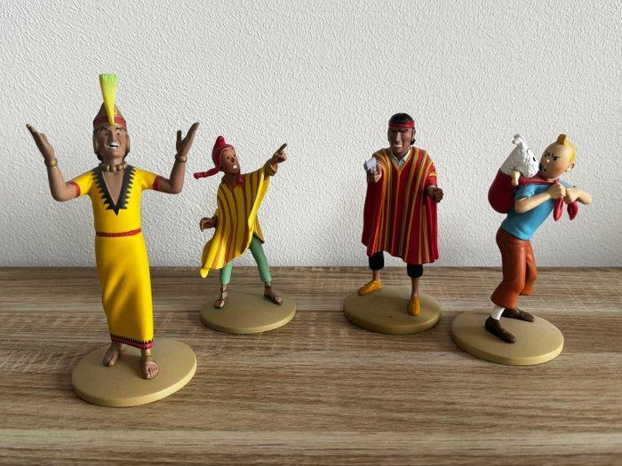 Moulinsart - Beeldje - Ensemble d e4 figurine - La, Boeken, Strips | Comics