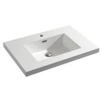 Wastafel Differnz Reno 75 cm Wit, Ophalen of Verzenden, Nieuw, Overige typen