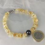 Sans prix de réserve - Bracelet Argent Perle - Citrine -
