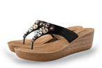 Inblu Slippers in maat 38 Zwart | 5% extra korting, Kleding | Dames, Schoenen, Slippers, Verzenden, Zwart, Zo goed als nieuw
