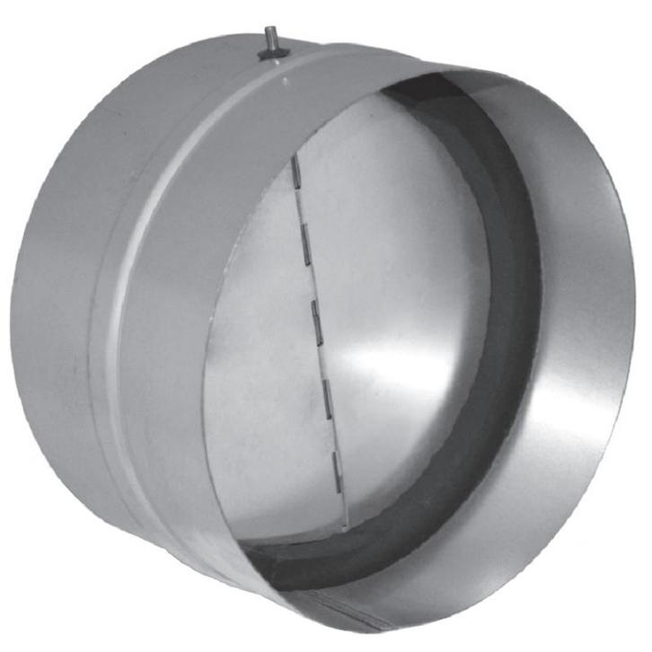 Terugslagklep Ø 125mm, Doe-het-zelf en Bouw, Ventilatie en Afzuiging, Nieuw, Verzenden