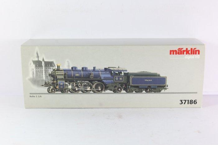 Märklin H0 - 37186 - Stoomlocomotief met tender (1) - S 3/6, Hobby en Vrije tijd, Modeltreinen | H0