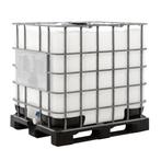 IBC Container  L: 1200, B: 1000, H: 1150 (mm) transparant, Tuin en Terras, Regentonnen, Nieuw, Ophalen of Verzenden