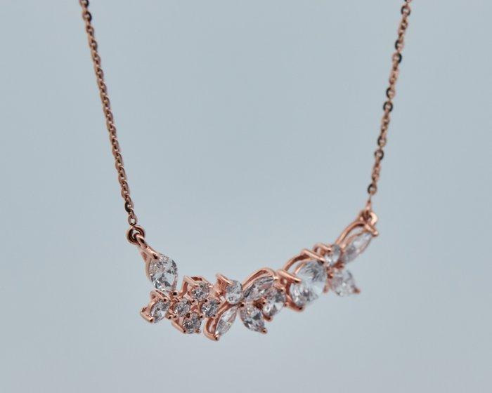 Zonder minimumprijs - Halsketting - 14 karaat Roségoud -, Bijoux, Sacs & Beauté, Colliers