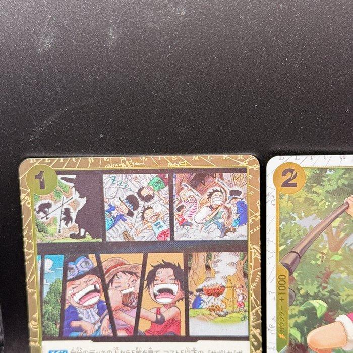 Bandai - 4 Card - One Piece - Luffy Ace Sabo Japan ST13-014, Hobby & Loisirs créatifs, Jeux de cartes à collectionner | Autre