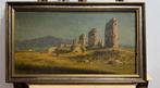 Scuola francese (XIX), firmato Wiler - Rovine di un, Antiek en Kunst