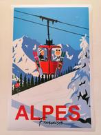 Raphael - Travel Poster  The Alps  France - 2020s