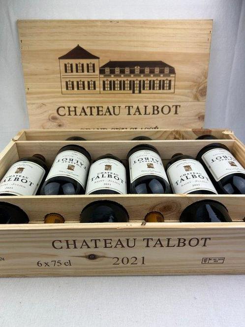 2021 Château Talbot - Bordeaux, Saint-Julien 4ème Grand Cru, Verzamelen, Wijnen