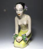 H. Ráhmer Mária (1911-1998) - sculptuur, Tahitian Woman - 23