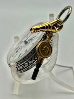Cilindro Argento . Uk . Quadrante decorato . 1880 ., Handtassen en Accessoires, Nieuw