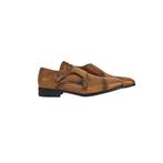 TESTONI - 8 UK - 42 IT - Positano Double Monk Shoes Washed, Nieuw