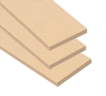 Netjes geschaafd lindehouten plankje (6x30x0.7 cm, om te be beschikbaar voor biedingen