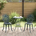 vidaXL 3-delige Bistro Set voor in de Tuin - Groene, Tuin en Terras, Tuinsets en Loungesets, Verzenden, Nieuw