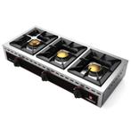 Fornuis | Tafelmodel (Laag) | Gas | 3 Branders | 3x 7kW |, Verzenden, Nieuw in verpakking