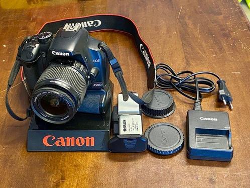 Canon EOS 450D + EF-S 18-55mm f 3,5-5,6 IS + Battery Grip, TV, Hi-fi & Vidéo, Appareils photo numériques