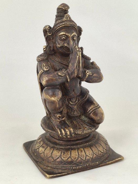 Beeld, Oude bronzen Garuda - 12.5 cm - Brons, Antiek en Kunst, Kunst | Niet-Westerse kunst