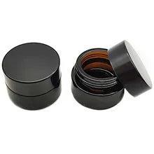 Lege glazen Potjes  Bruin glas 5 ml    1 stuks, Huis en Inrichting, Keuken | Keukenbenodigdheden, Nieuw, Verzenden