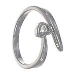 Ring - 18 karaat Witgoud - 0.03ct. tw. Diamant (Natuurlijk), Nieuw