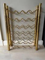 Wijnrek - Messing - Hollywood Regency messing, Antiek en Kunst