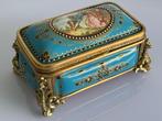 Maison Tahan Paris – Napoleon III Emaille - Kist - Verguld, Antiek en Kunst