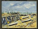 Jean Levasseur (1935 - 2024) - Lestacade au Port Breton, Antiek en Kunst, Kunst | Schilderijen | Klassiek