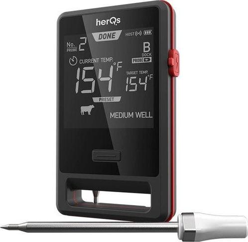 Tweedekans | herQs - Pin PRO - BBQ thermometer –, Huis en Inrichting, Woonaccessoires | Thermometers, Ophalen of Verzenden