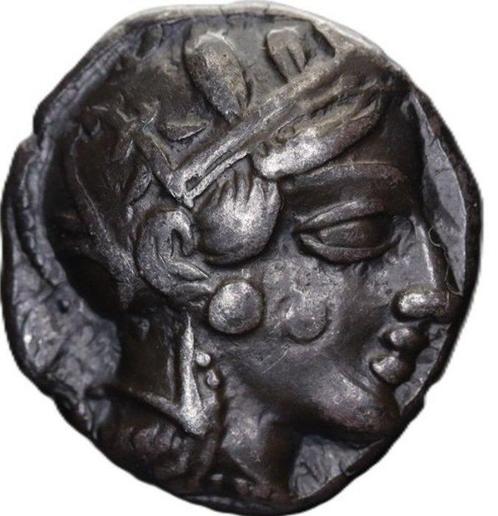 Attique, Athènes Tetradrachm 454-404 BC or slightly after -, Postzegels en Munten, Munten | Europa | Niet-Euromunten