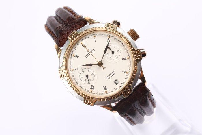 Poljot International - Chronograph Date - Zonder, Handtassen en Accessoires, Horloges | Heren