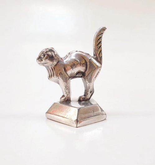 SFAO - estampillé ARGIT - sculptuur, Chat marchant la, Antiek en Kunst, Antiek | Zilver en Goud