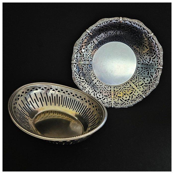 Alessi - Schotel (2) - inox, Antiek en Kunst, Antiek | Meubels | Stoelen en Sofa's