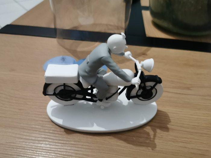 Moulinsart - Beeldje - TINTIN MOTO NOIR ET BLANC HORS SERIE, Boeken, Strips | Comics