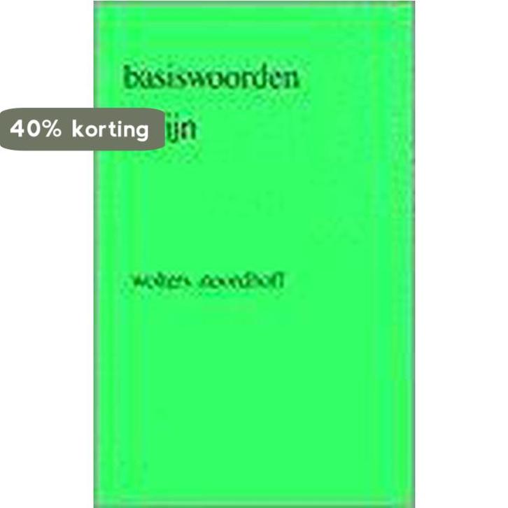 BASISWRDN-LATIJN 9789001458911 KANTERS, Boeken, Schoolboeken, Gelezen, Verzenden