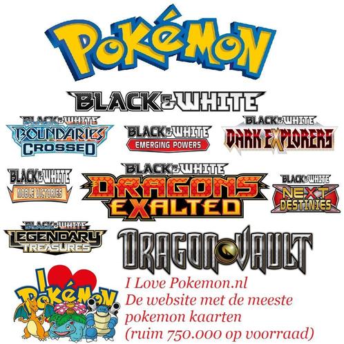 Pokemon Kaarten - Pokemon Black And White Series, Hobby en Vrije tijd, Verzamelkaartspellen | Pokémon, Losse kaart, Nieuw