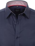 Blauw Overhemd Heren Strijkvrij Body Fit Venti 193295600-116, Verzenden, Nieuw