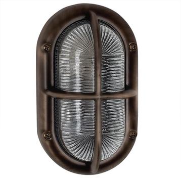 Scheepslampen & Maritiem Scheepslamp Oculus Black-Brons, Verzenden