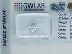 1 pcs Diamant  (Natuurlijk)  - 1.06 ct - Peer - G - SI2 -