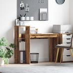 vidaXL Bureau met Opslag in Oud Hout 100x40x90 cm van, Huis en Inrichting, Verzenden, Nieuw