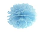 Pompon Lichtblauw 35cm, Nieuw, Verzenden