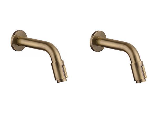 Veiling - 2x Beaux fonteinkraan wandmodel Piccolo brons, Doe-het-zelf en Bouw, Sanitair