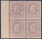 Belgique 1869 - Léopold II, roi des Belges, de 1 Fr. en bloc, Postzegels en Munten, Postzegels | Europa | België, Gestempeld