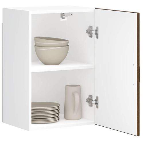 vidaXL Keukenwandkast Lucca bewerkt hout bruin eikenkleur, Huis en Inrichting, Kasten | Overige, Nieuw, Verzenden