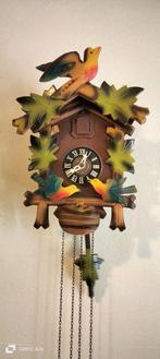 Pendule à coucou - Moderne du milieu de siècle - Châtaignier, Antiek en Kunst, Antiek | Klokken