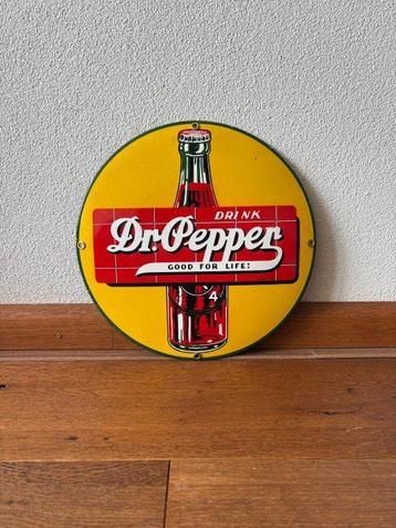 DRINK DR.PEPPER GOOD FOR LIFE - DR.PEPPER - Reclamebord -, Antiek en Kunst